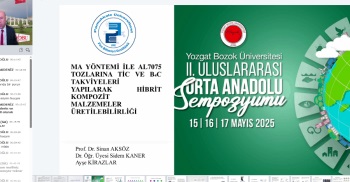 II. Uluslararası Orta Anadolu Sempozyumu Çevrim İçi Oturumlar Başarıyla Gerçekleştirildi